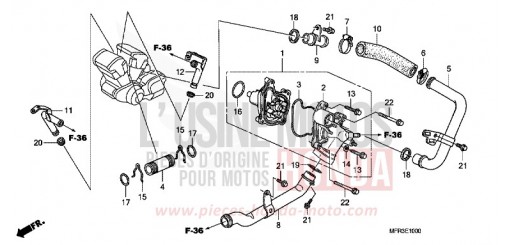 POMPE A EAU VT1300CXAA de 2010